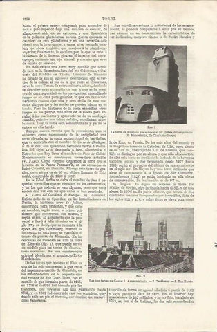 LAMINA ESPASA 35180: Torre de Einstein en Charlottenburgo