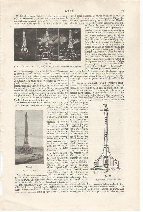 LAMINA ESPASA 35193: La Torre Eiffel
