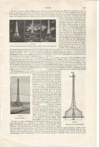 LAMINA ESPASA 35193: La Torre Eiffel
