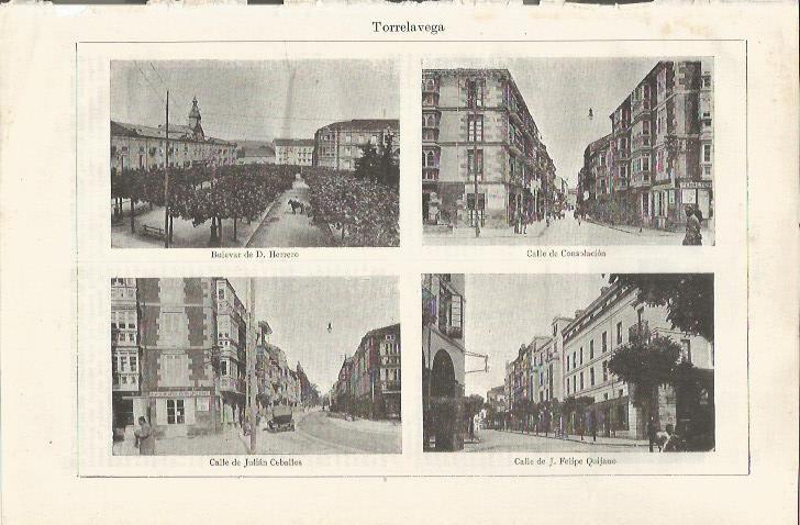 LAMINA ESPASA 35202: Calles de Torrelavega, Santander