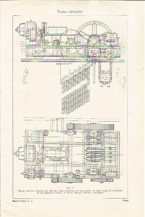LAMINA ESPASA 35161: Torno elevador
