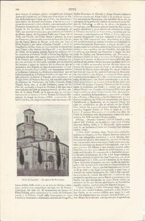LAMINA ESPASA 35248: Iglesia de Belvedere en Citta di Castello