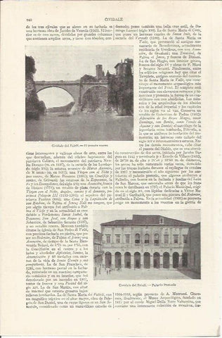 LAMINA ESPASA 35250: Puente de Cividale dei Friulli