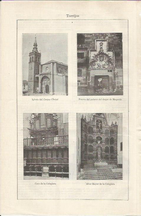 LAMINA ESPASA 35216: Iglesia de Torrijos, Toledo