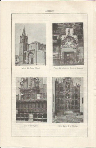 LAMINA ESPASA 35216: Iglesia de Torrijos, Toledo