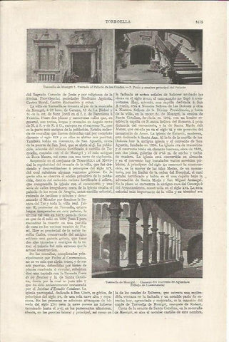 LAMINA ESPASA 35220: Palacio de los Condes de Torroella de Montgri, Girona