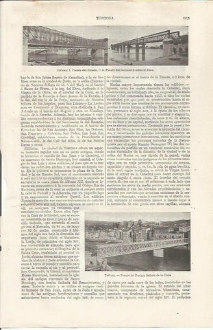 LAMINA ESPASA 35224: Puentes de Tortosa, Tarragona