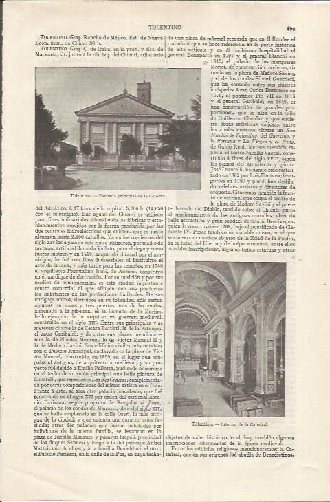 LAMINA ESPASA 35078: Catedral de Tolentino