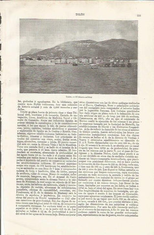 LAMINA ESPASA 35083: Puerto militar de Tolon