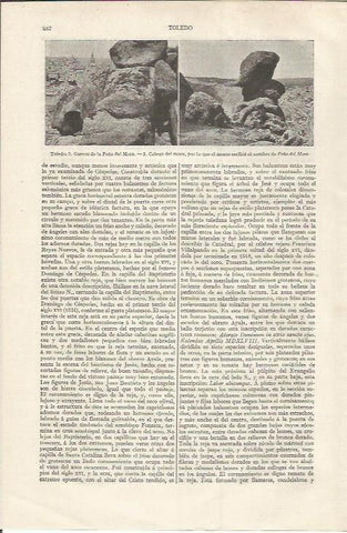 LAMINA ESPASA 35074: Cuevas de la Peña del Moro en Toledo