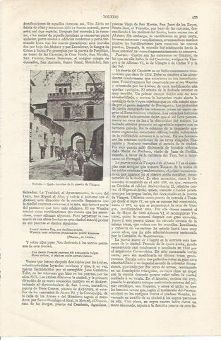 LAMINA ESPASA 35063: Puerta de Visagra en Toledo