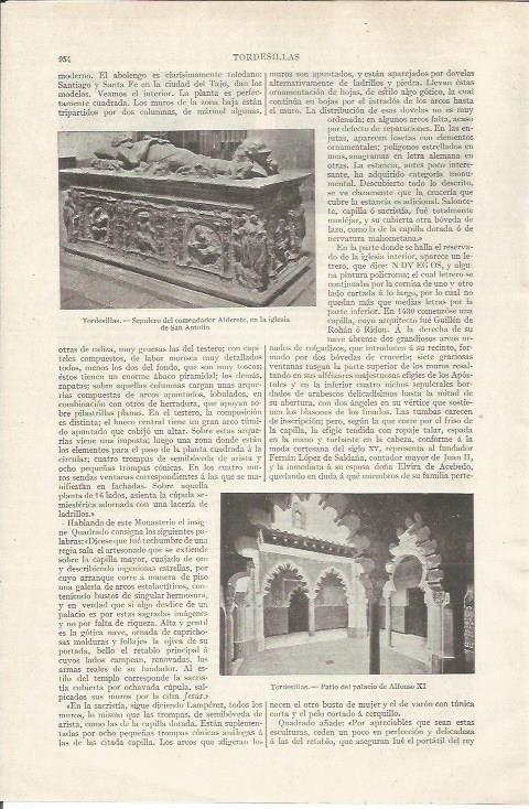 LAMINA ESPASA 35137: Sepulcro del comendador Alderete