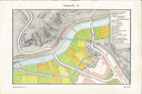 LAMINA ESPASA 35128: Ejemplo de topografia