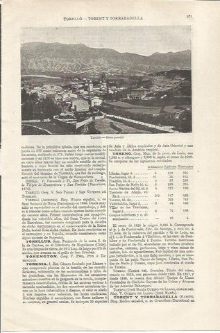 LAMINA ESPASA 35139: Vista de Torello