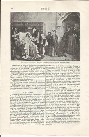 LAMINA ESPASA 35142: Antonio Perez recibiendo a la familia despues del tormento