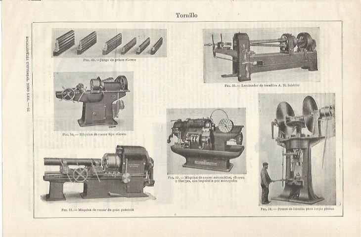 LAMINA ESPASA 35149: Maquinaria para tornillos