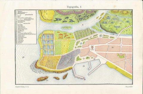 LAMINA ESPASA 35126: Topografia