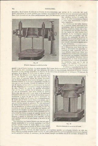 LAMINA ESPASA 35116: Maquina para duelas de tonel