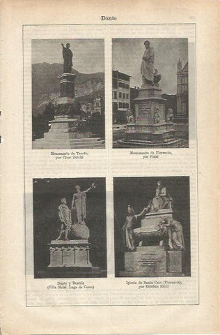 LAMINA ESPASA 34840: Monumentos a Dante
