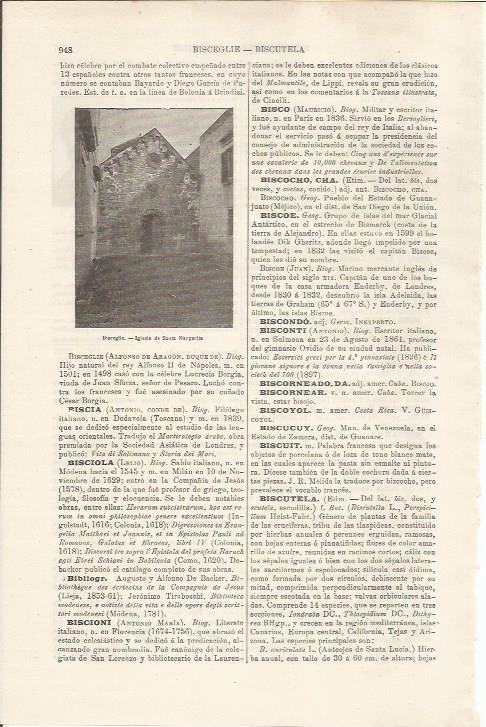 LAMINA ESPASA 34565: Iglesia de Santa Margarita en Bisceglie, Italia