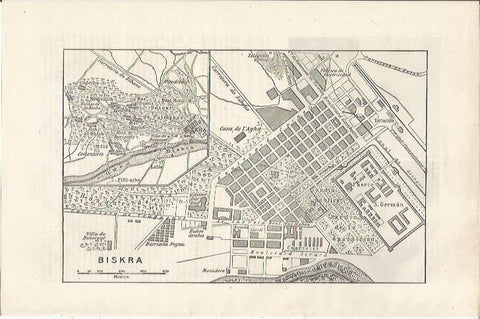 LAMINA ESPASA 34566: Plano de Biskra, Argelia