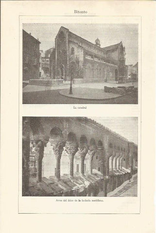 LAMINA ESPASA 34571: Catedral de Bitonto