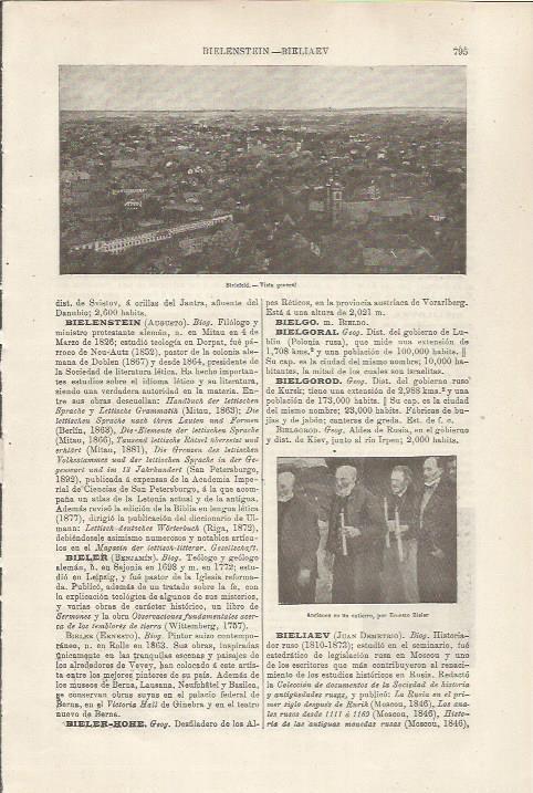 LAMINA ESPASA 34539: Vista de Bielefeld, Alemania