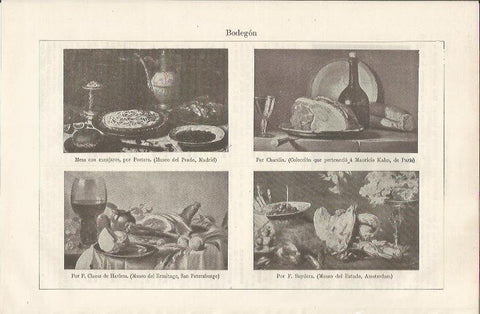 LAMINA ESPASA 34610: Bodegon