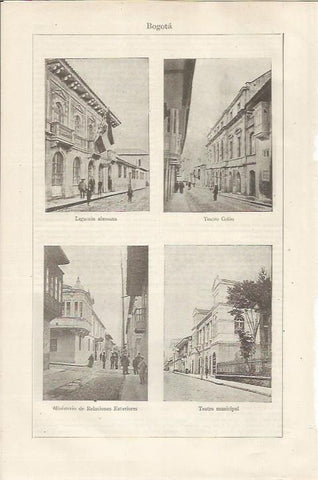 LAMINA ESPASA 34618: Teatro Colon, Ministerio de Relaciones Exteriores y Teatro Municipal de Bogota