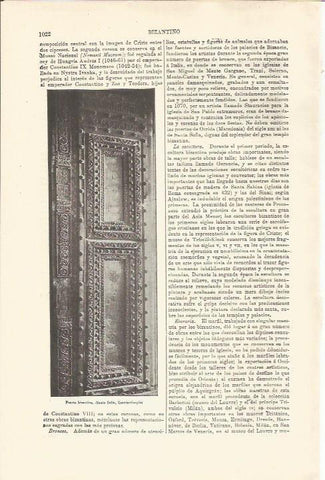 LAMINA ESPASA 34580: Puerta de Santa Sofia de Estambul