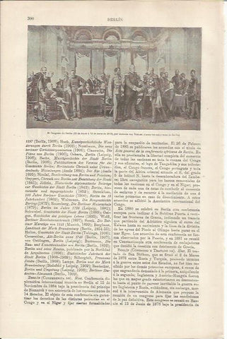 LAMINA ESPASA 34464: El Congreso de Berlin, por Von Werner