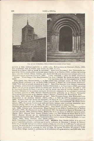 LAMINA ESPASA 34445: Iglesia de Santa Eugenia de Berga, Barcelona