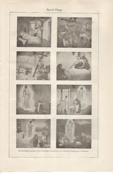 LAMINA ESPASA 34443: Decoraciones de la Capilla del Hospital de la ciudad de Paris