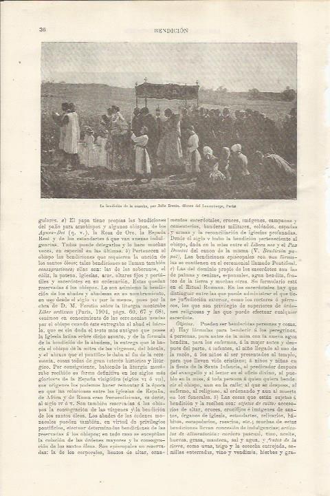 LAMINA ESPASA 34427: La bendicion de la cosecha, por Breton