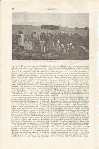 LAMINA ESPASA 34427: La bendicion de la cosecha, por Breton