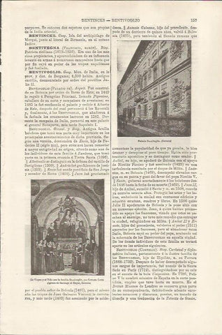 LAMINA ESPASA 34439: Palacio Beautivolglie en Ferrara