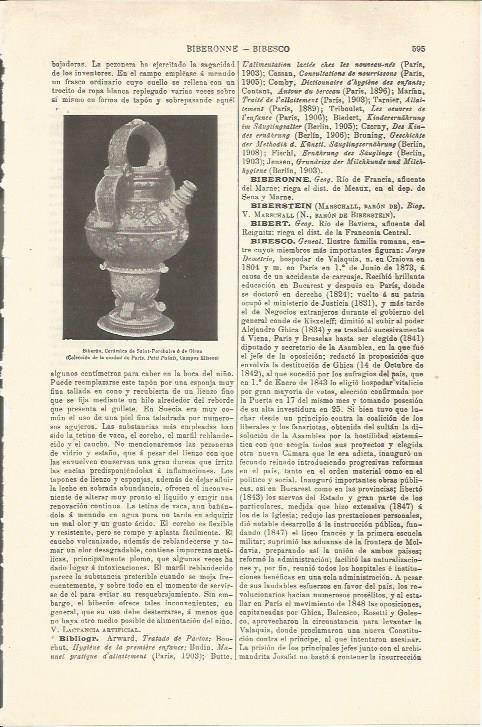 LAMINA ESPASA 34515: Biberon de la Colección de la ciudad de Paris
