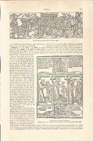 LAMINA ESPASA 34517: Ultima pagina de la Biblia de los pobres