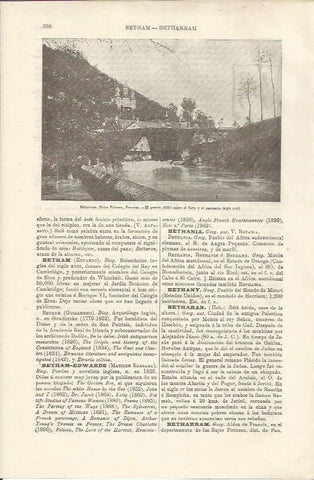 LAMINA ESPASA 34496: Puente de 1687 en Betharrram, Francia