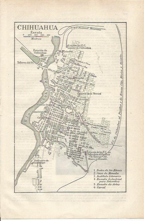LAMINA ESPASA 34737: Plano de Chihuahua
