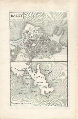 LAMINA ESPASA 34823: Plano de Dalny