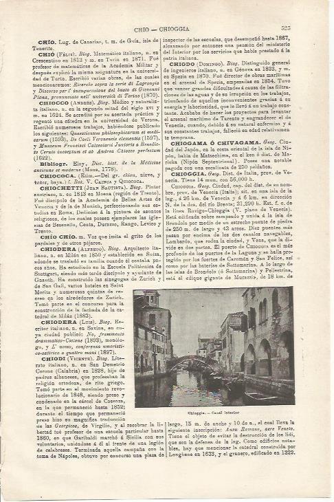 LAMINA ESPASA 34788: Canal interior de Chioggia, Italia