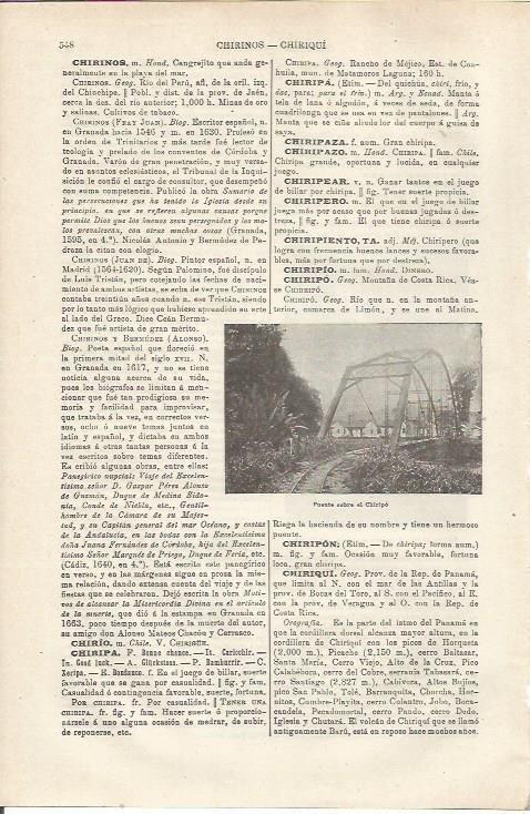 LAMINA ESPASA 34794: Puente sobre el rio Chiripo