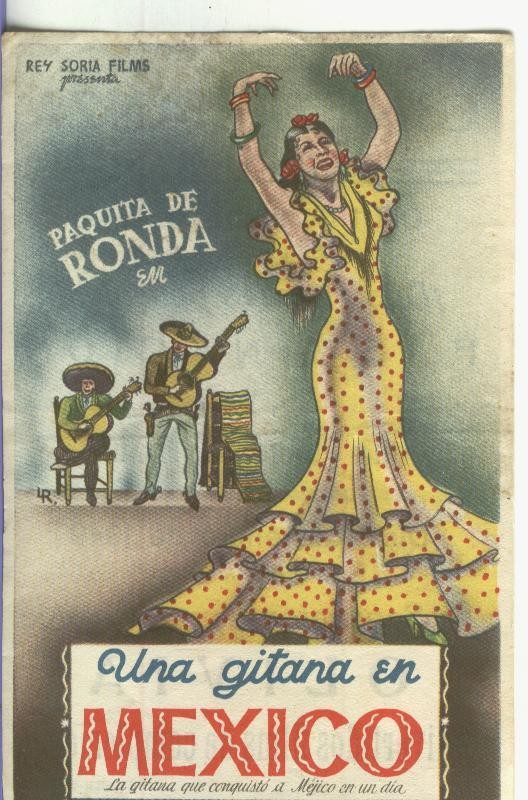 Programas de cine: Una gitana en Mexico