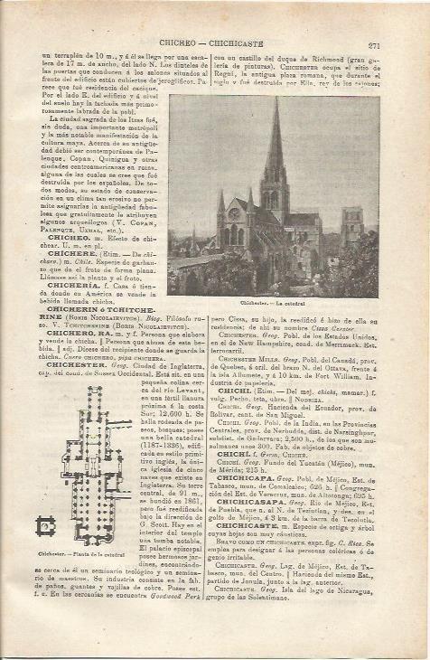LAMINA ESPASA 34731: Catgedral de Chichester, Inglaterra