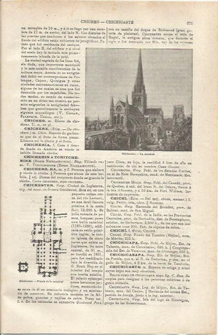 LAMINA ESPASA 34731: Catgedral de Chichester, Inglaterra