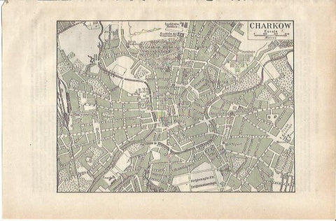 LAMINA ESPASA 34661: Plano de Charkow, Rusia