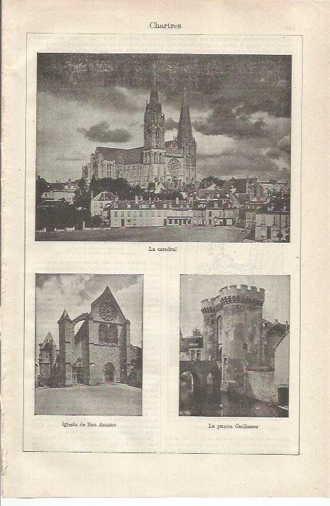 LAMINA ESPASA 34674: Catedral de Chartres