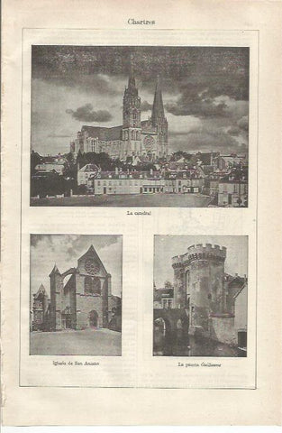LAMINA ESPASA 34674: Catedral de Chartres
