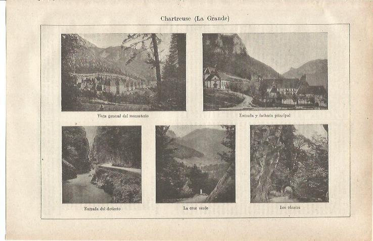 LAMINA ESPASA 34677: Vistas de La Grande Chartreuse, Francia